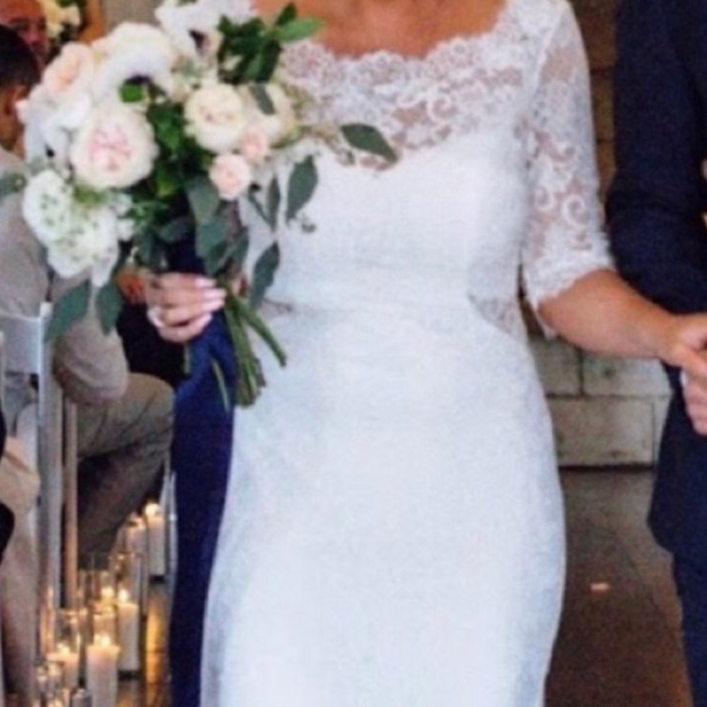 Maggie Sottero McKenzie White Lace Wedding Dress